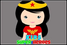 Kids Super Heroes Logo