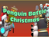 Penguin Battle Christmas Logo