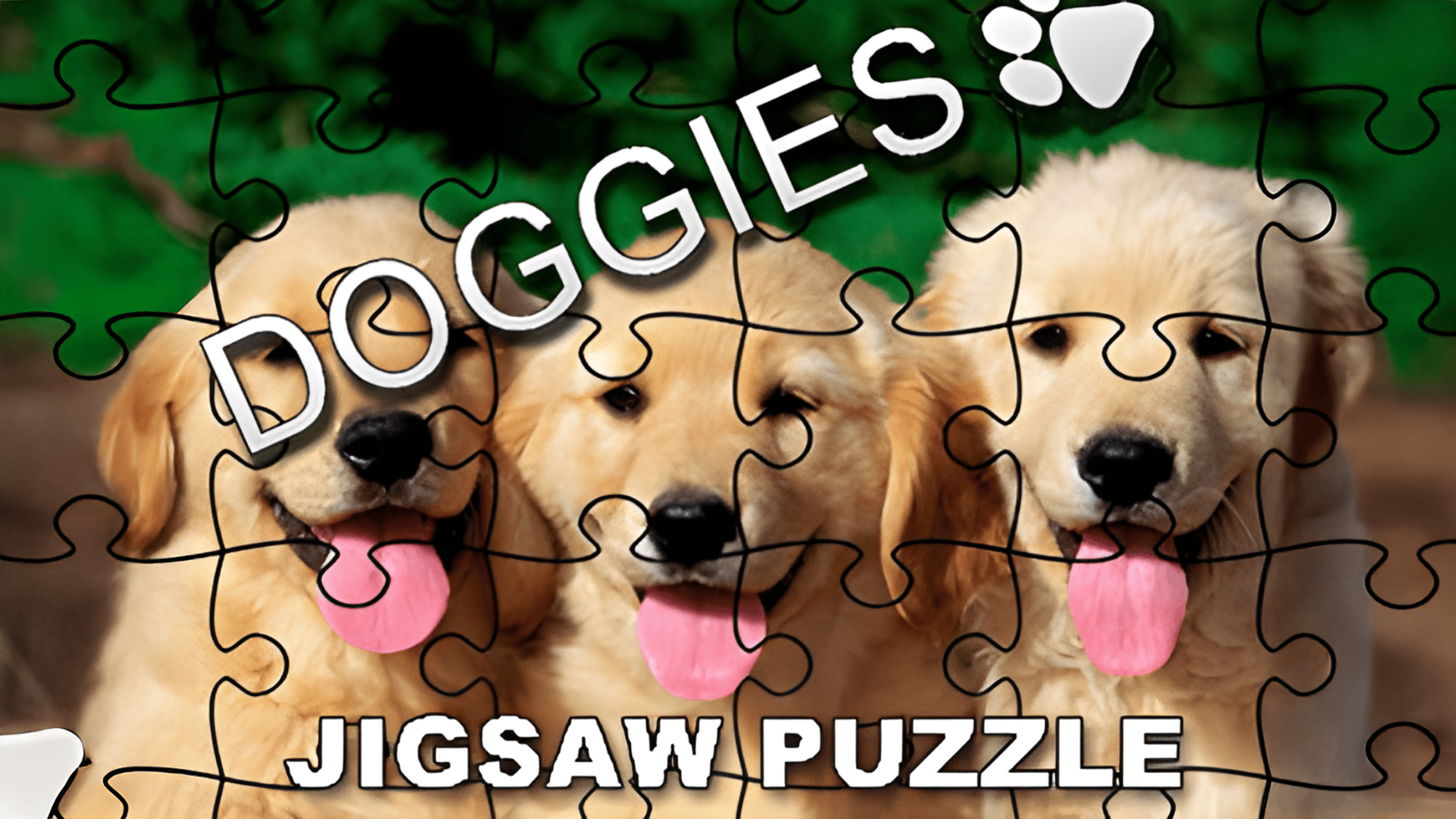 Jigsaw Puzzle: Doggies Logo