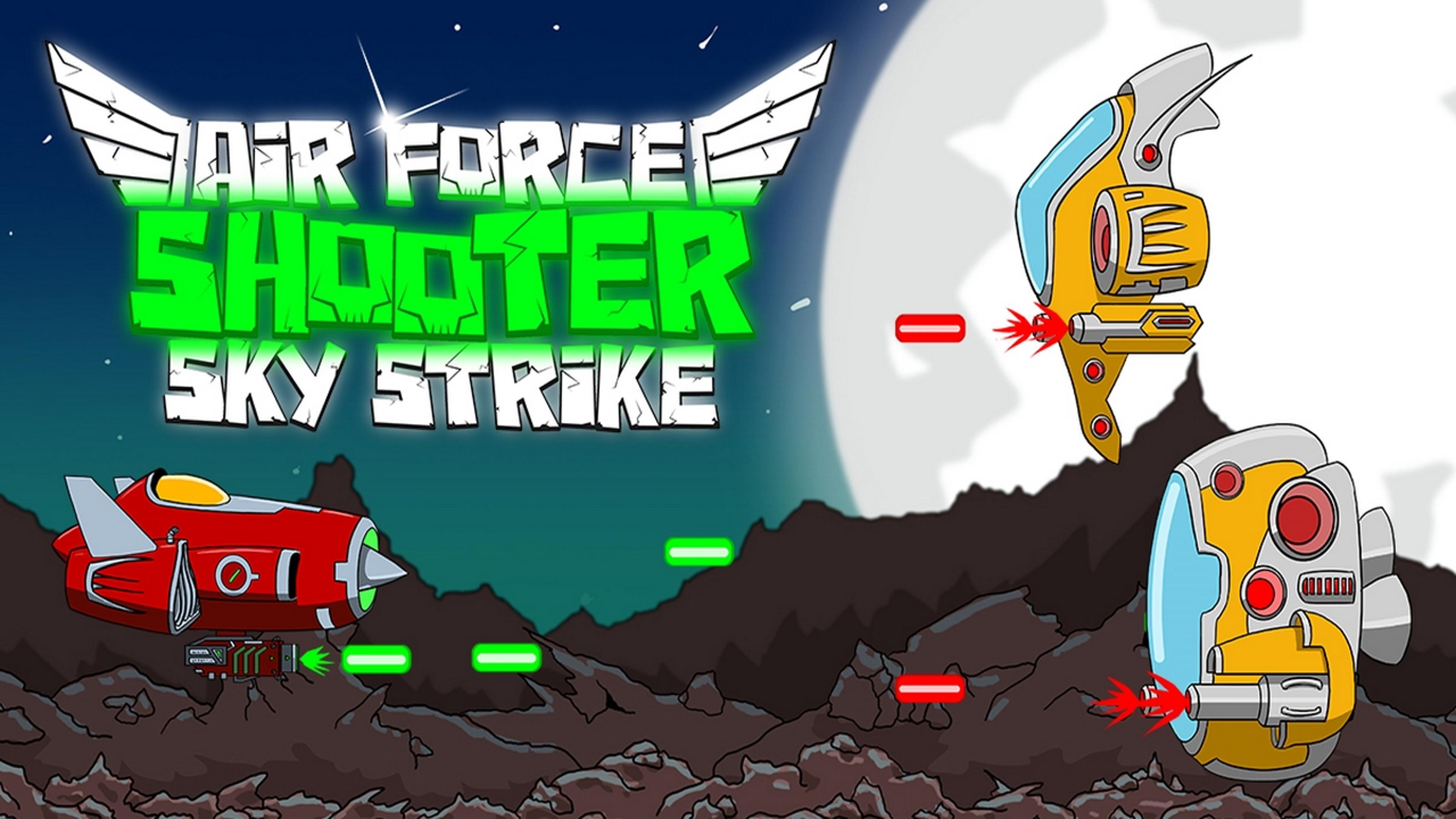 Air Force Shooter Sky Strike Logo
