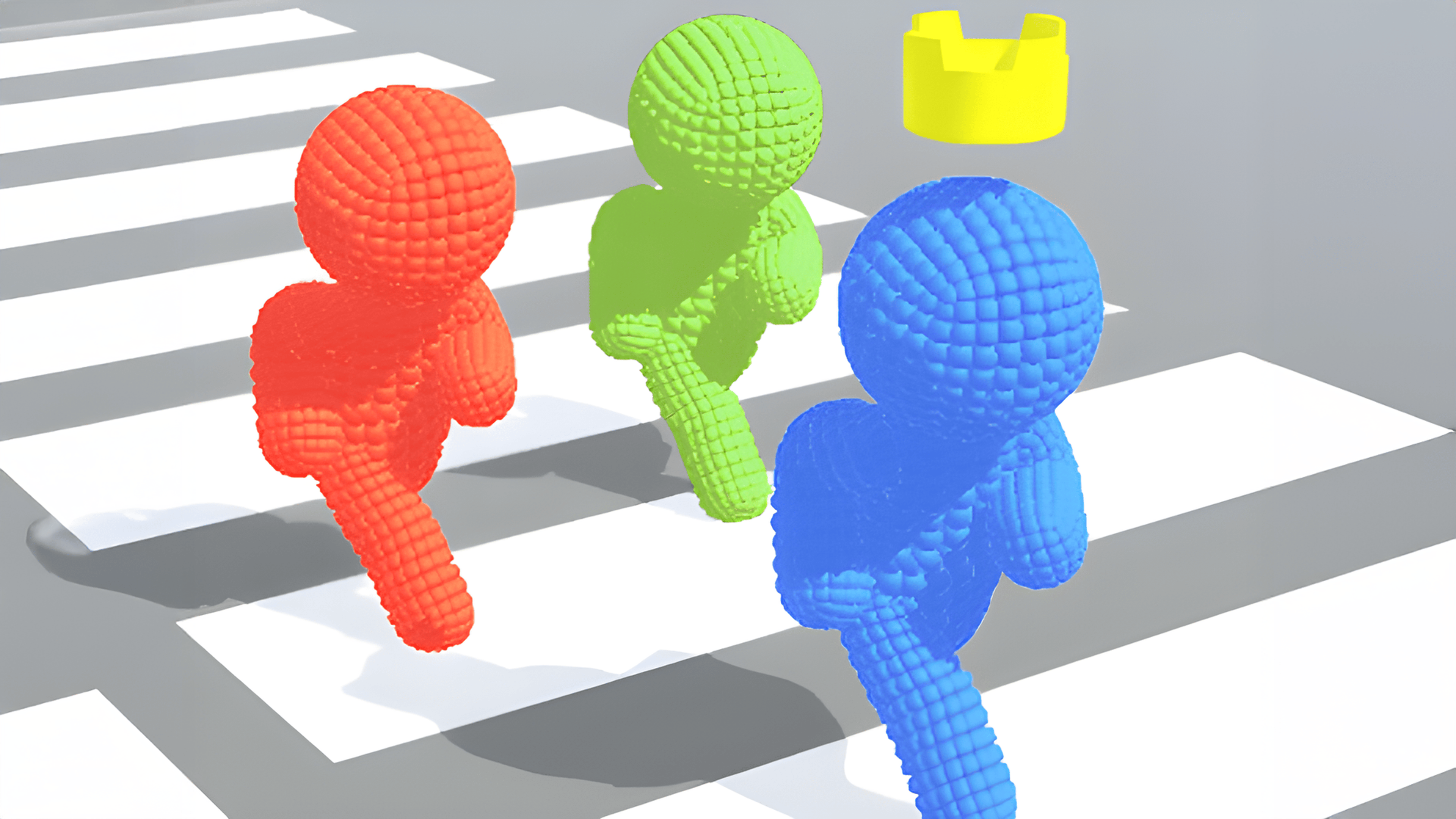 Pixel Bubbleman.io Logo