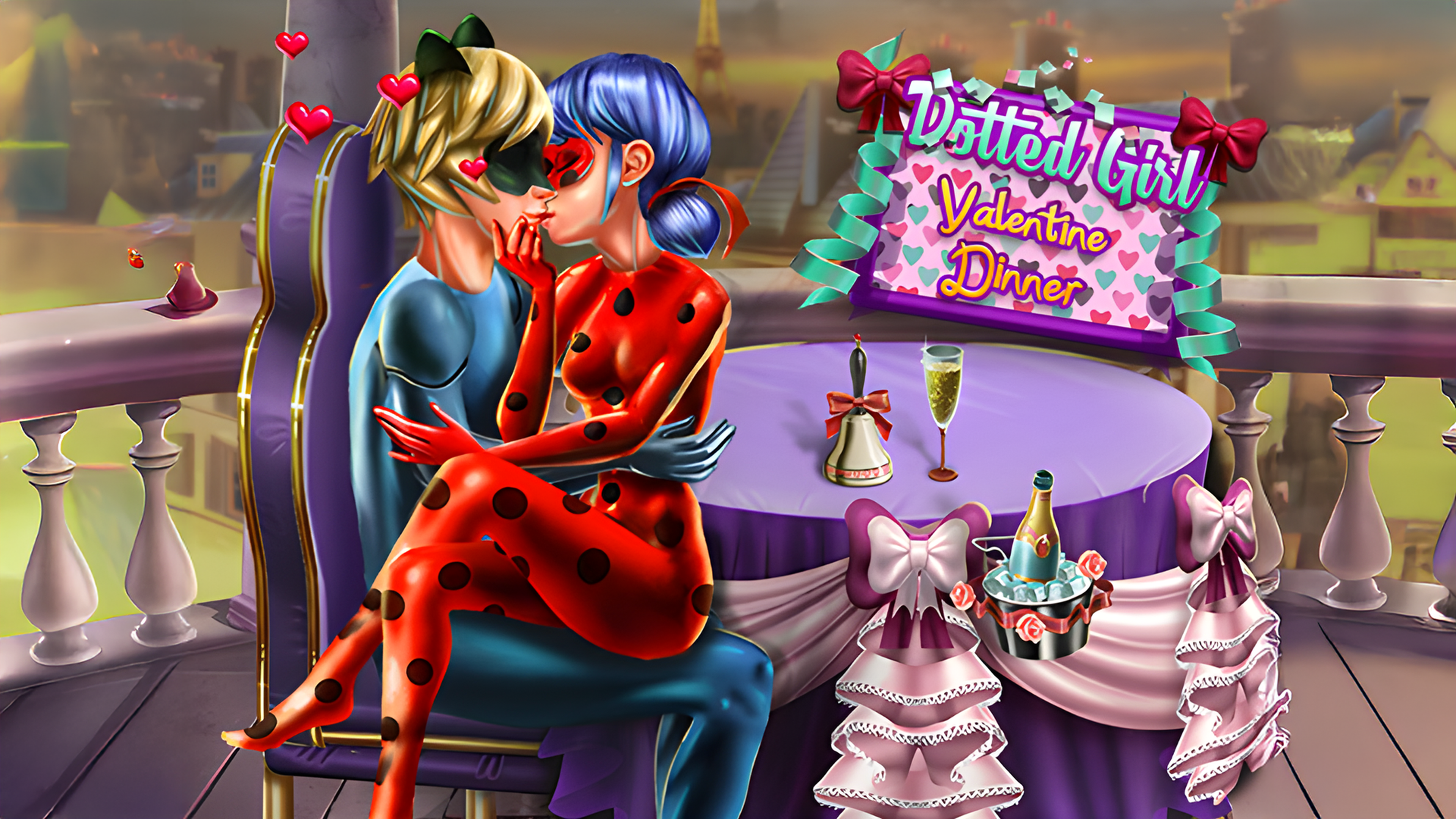 Dotted Girl Valentine Dinner Logo