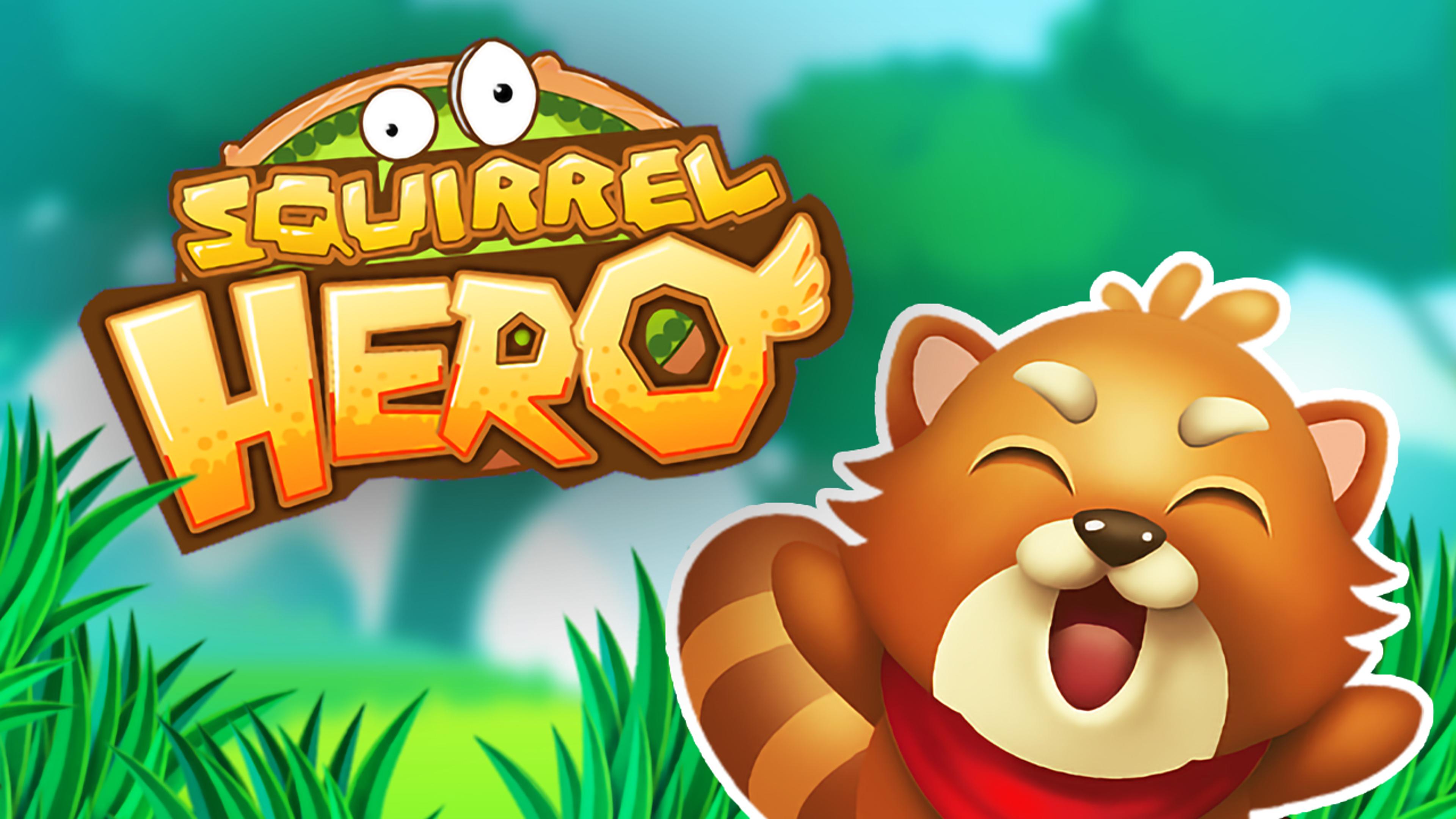 Squirrel Hero Logo