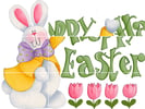 Easter Bunny Slide Logo