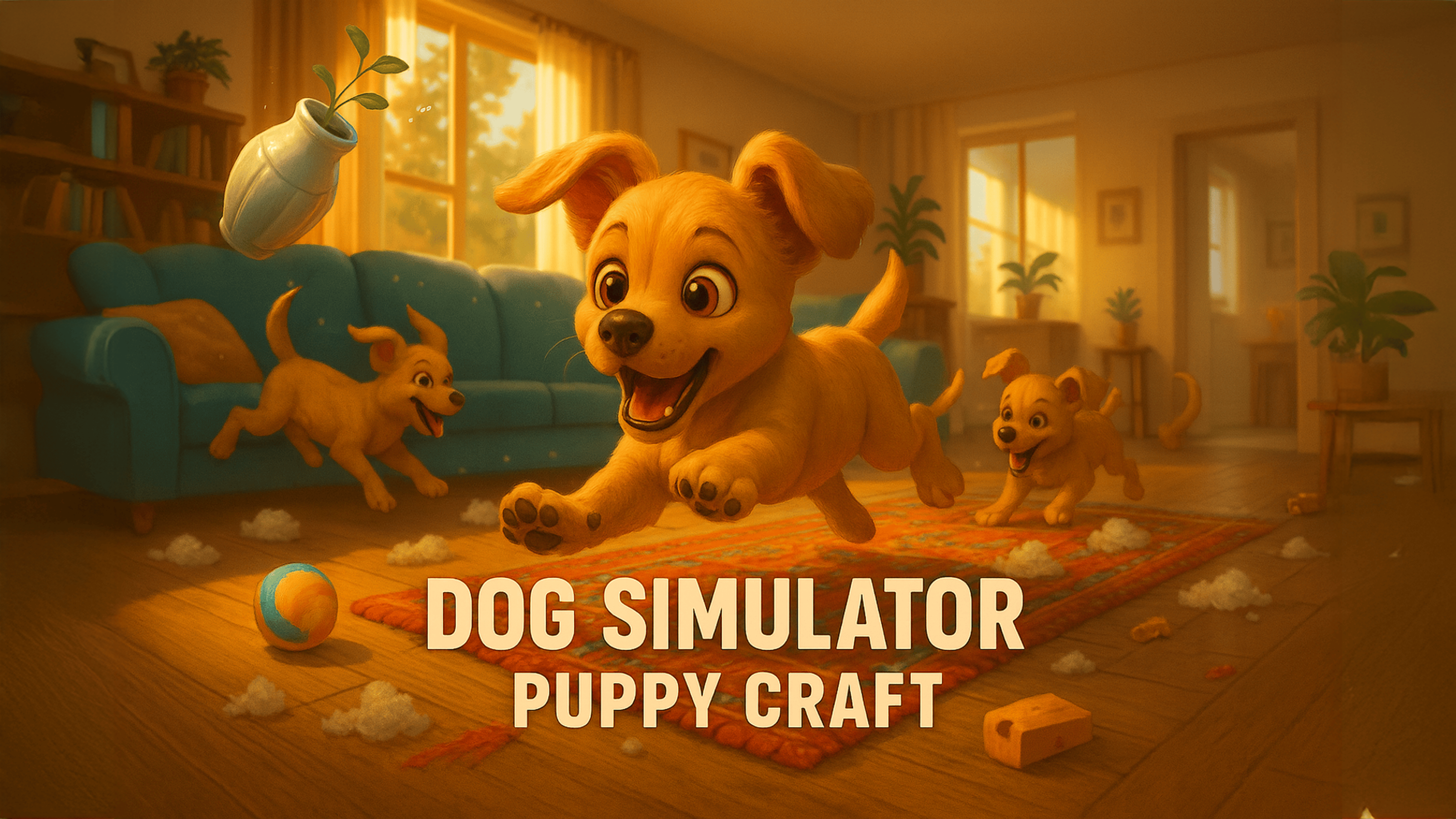 Dog Simulator: Puppy Craft Logo
