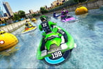 Jet Sky Water Boat Racing Game Logo