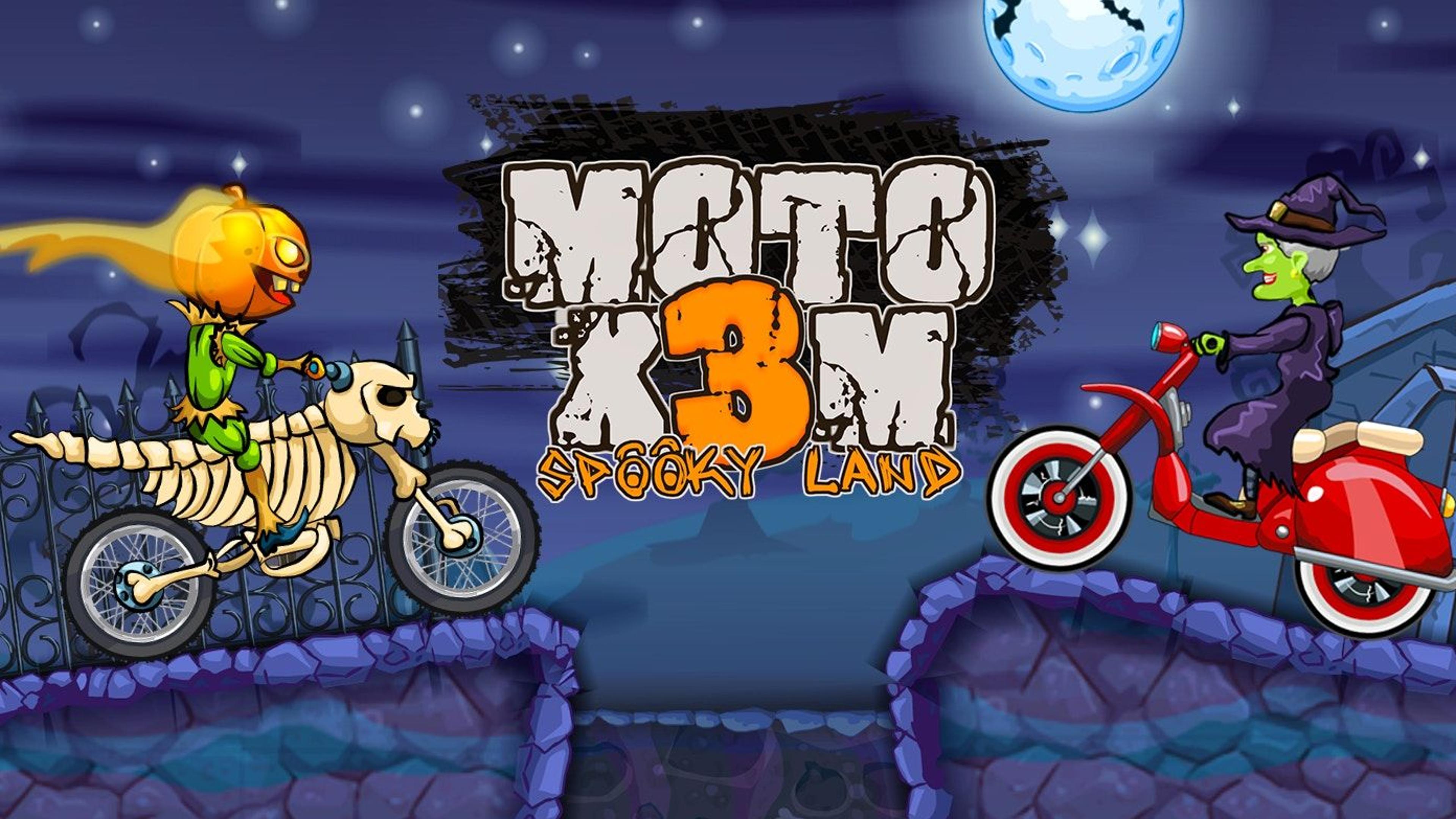 Moto X3M: Spooky Land Logo