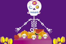 Skeleton Party Hidden Logo