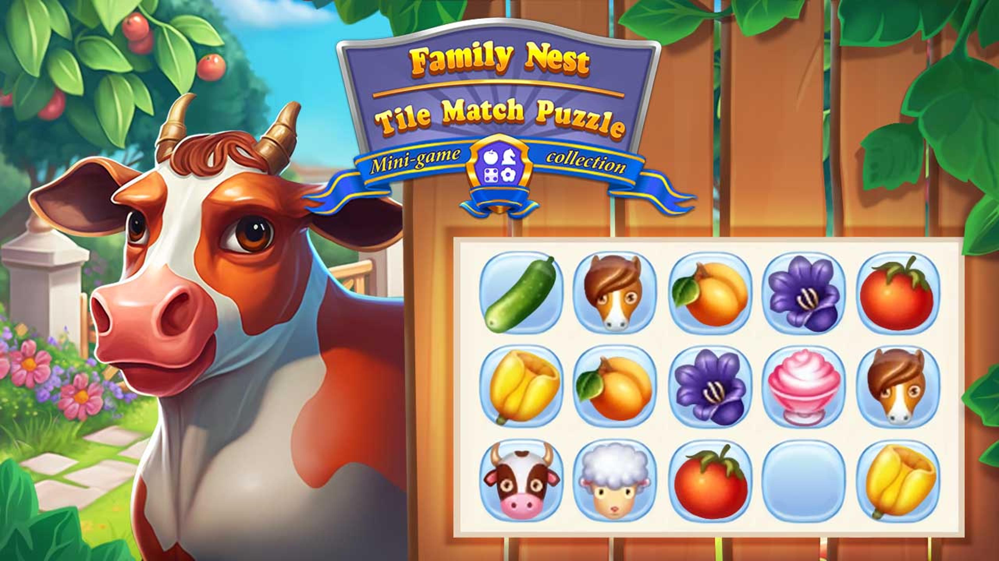 FamilyNest: Tile Match Puzzle Logo
