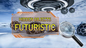 Hidden Objects Futuristic Logo