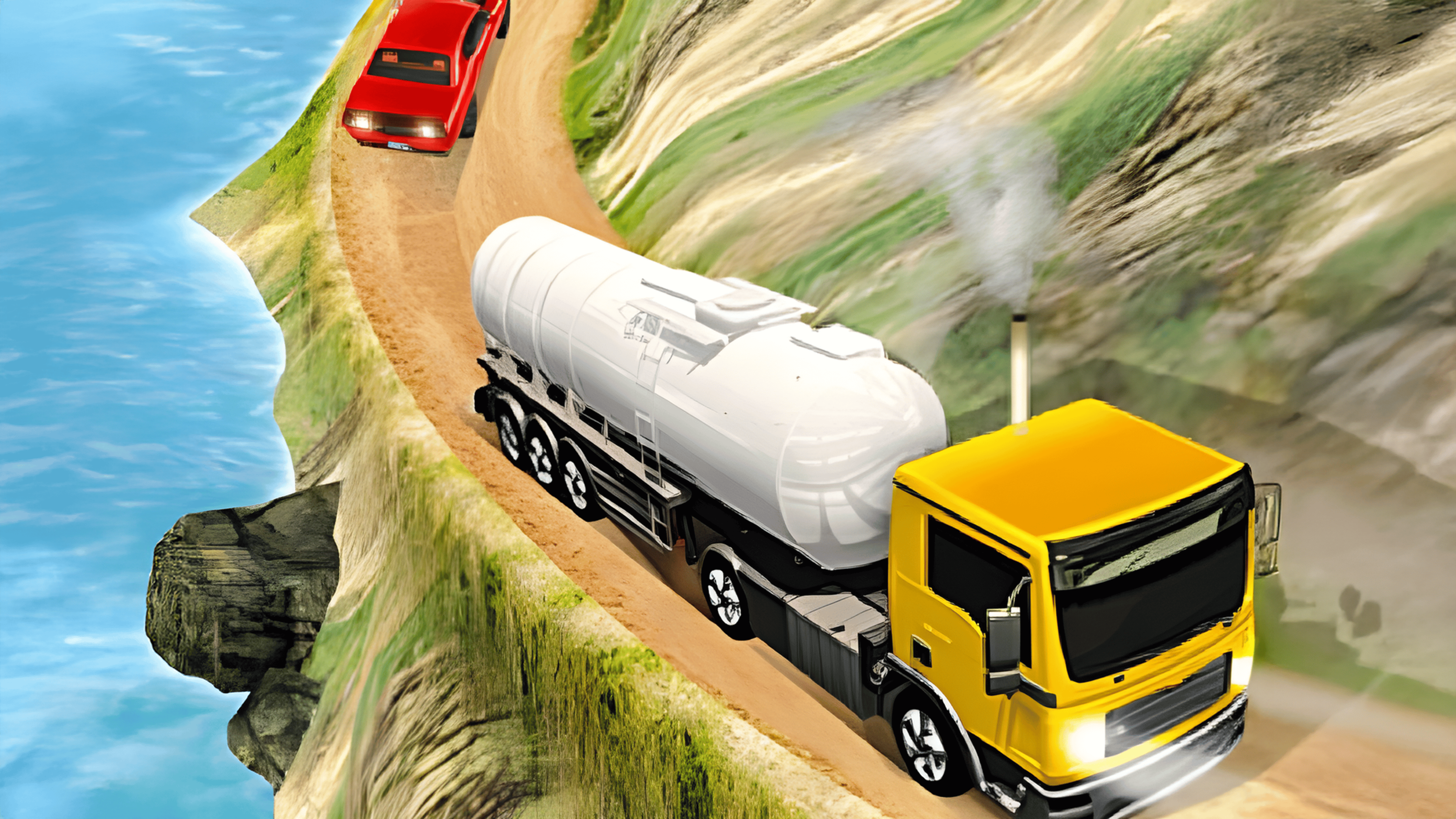 Oil Tanker Transporter Truck Logo