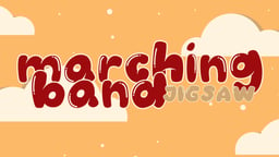 Marching Band Jigsaw Logo