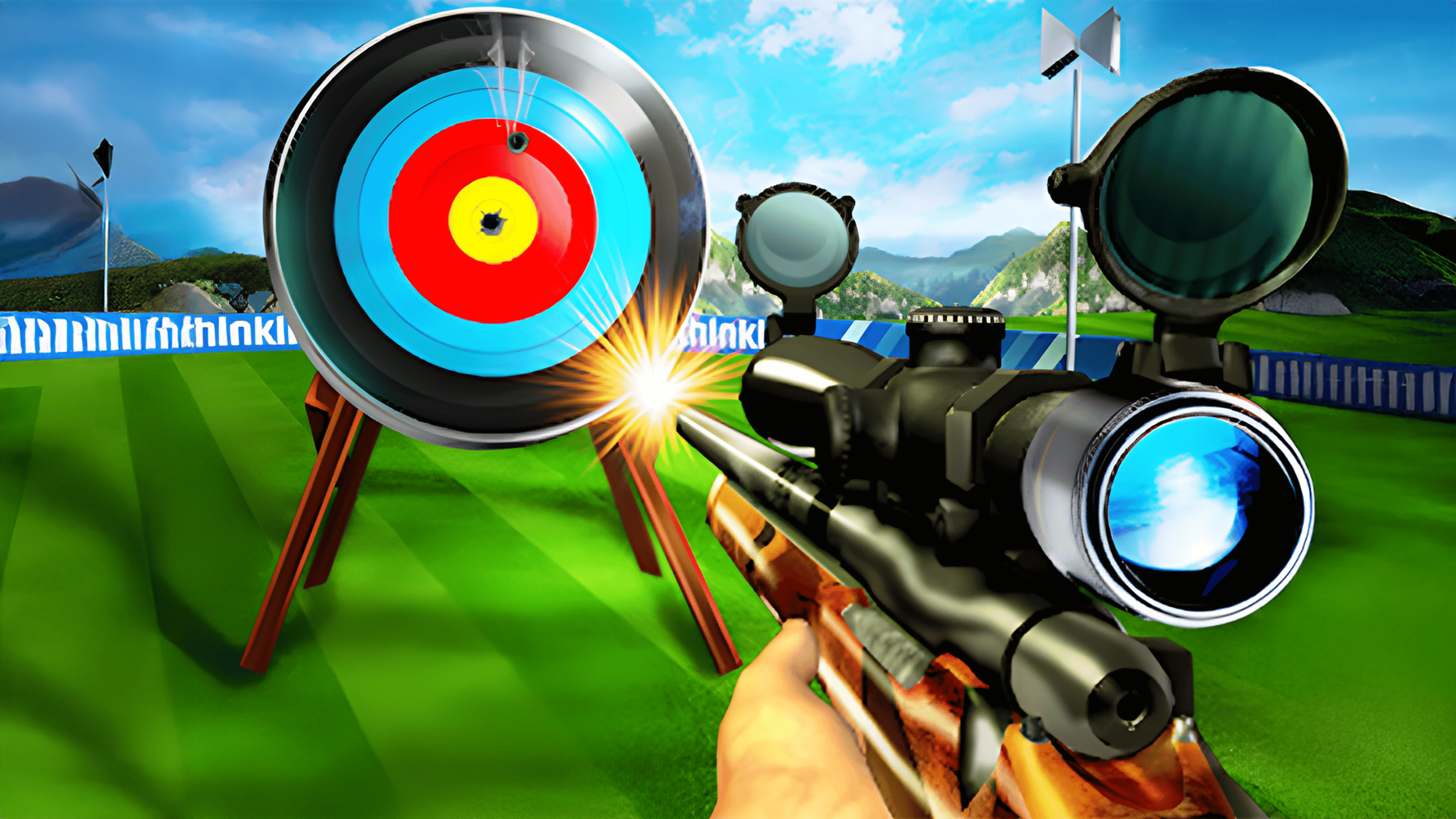 Sniper 3D Target Shooting Logo