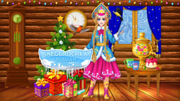 Snegurochka Russian Ice Princess Logo