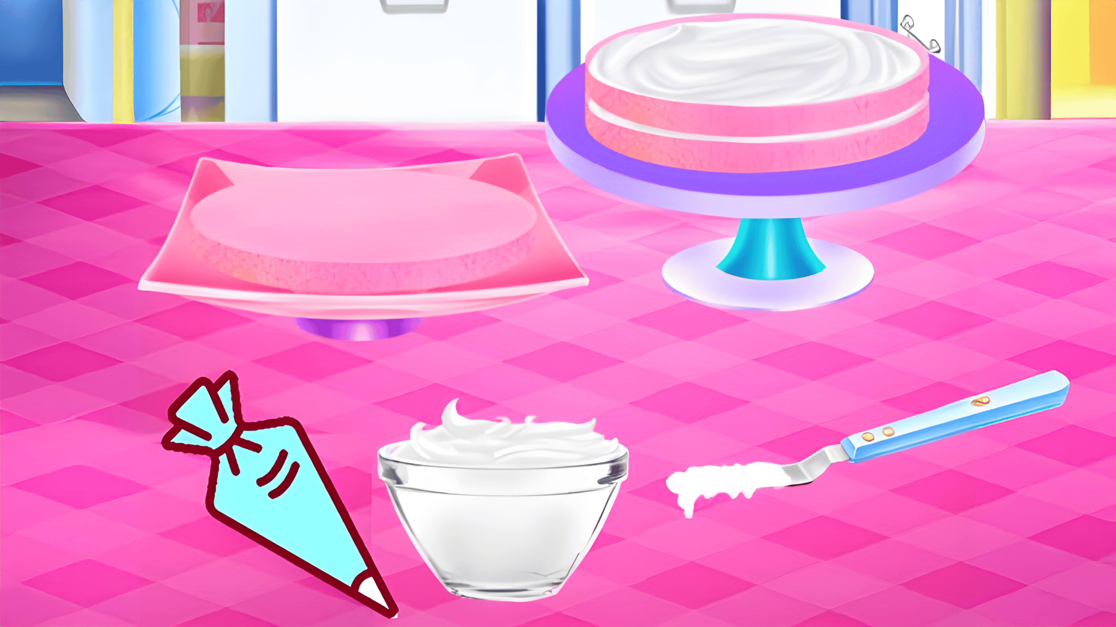 Cherry Blossom Cake Cooking Logo