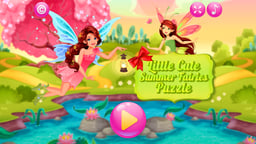 Little Cute Summer Fairies Puzzle Logo