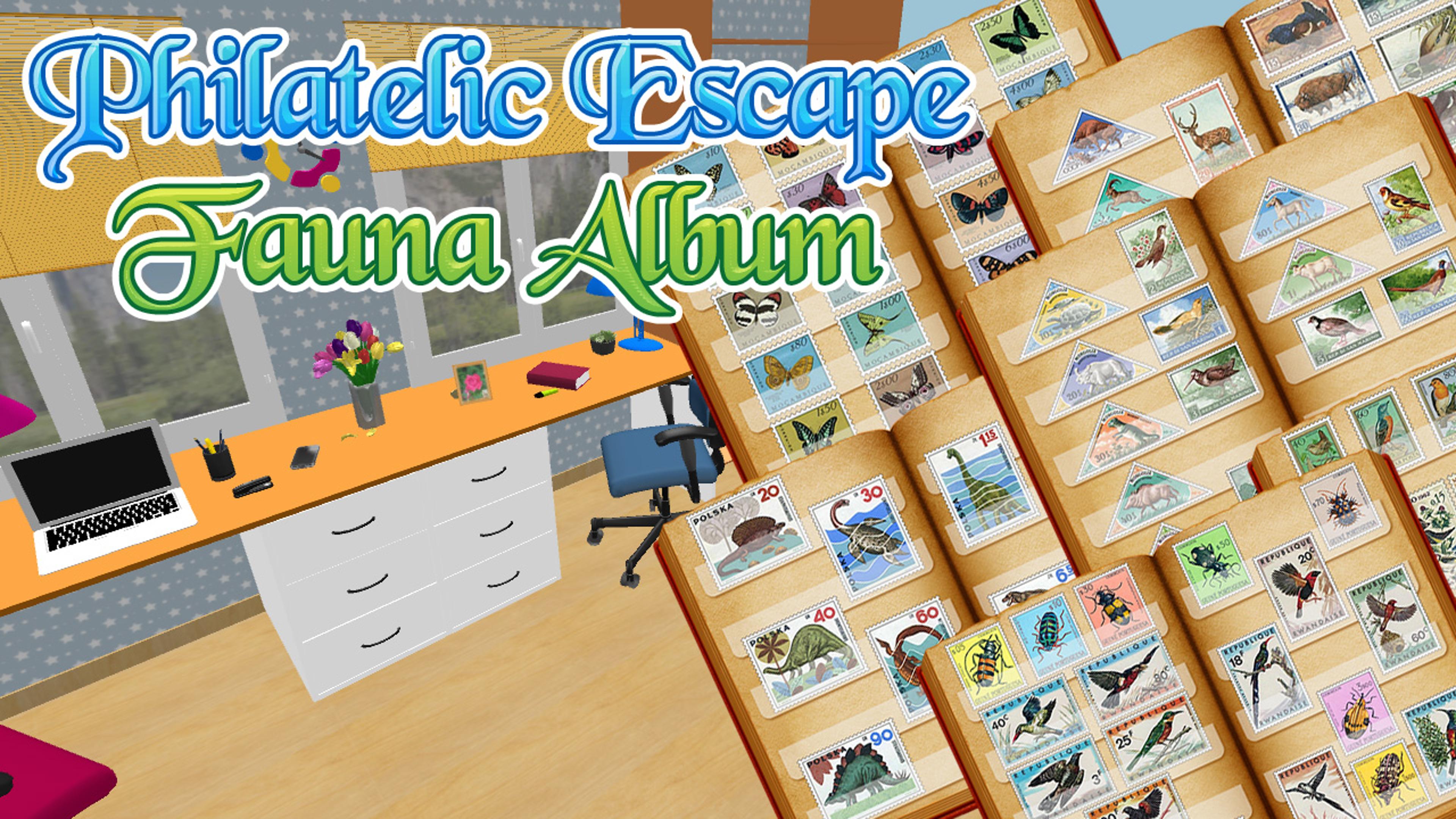 Philatelic Escape Fauna Album Logo
