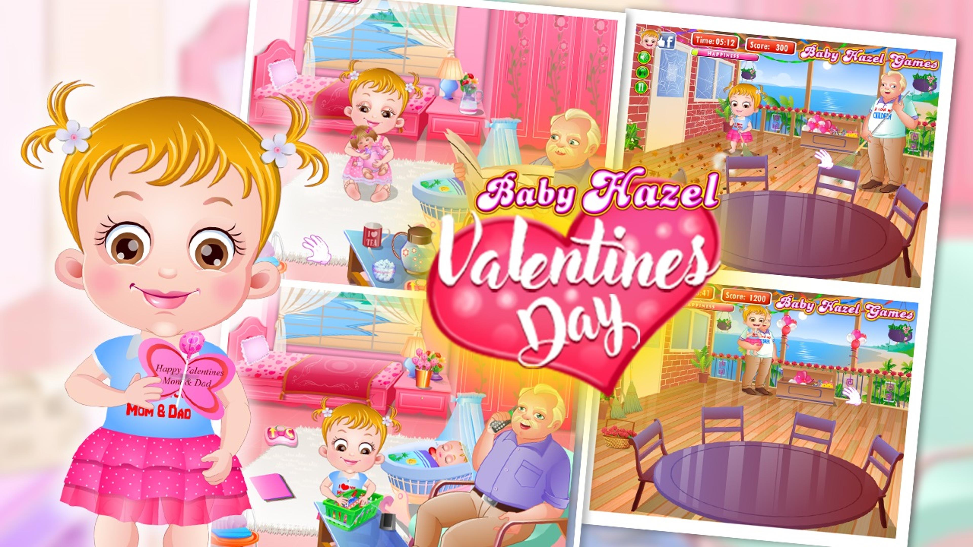 Baby Hazel Valentines Day Logo