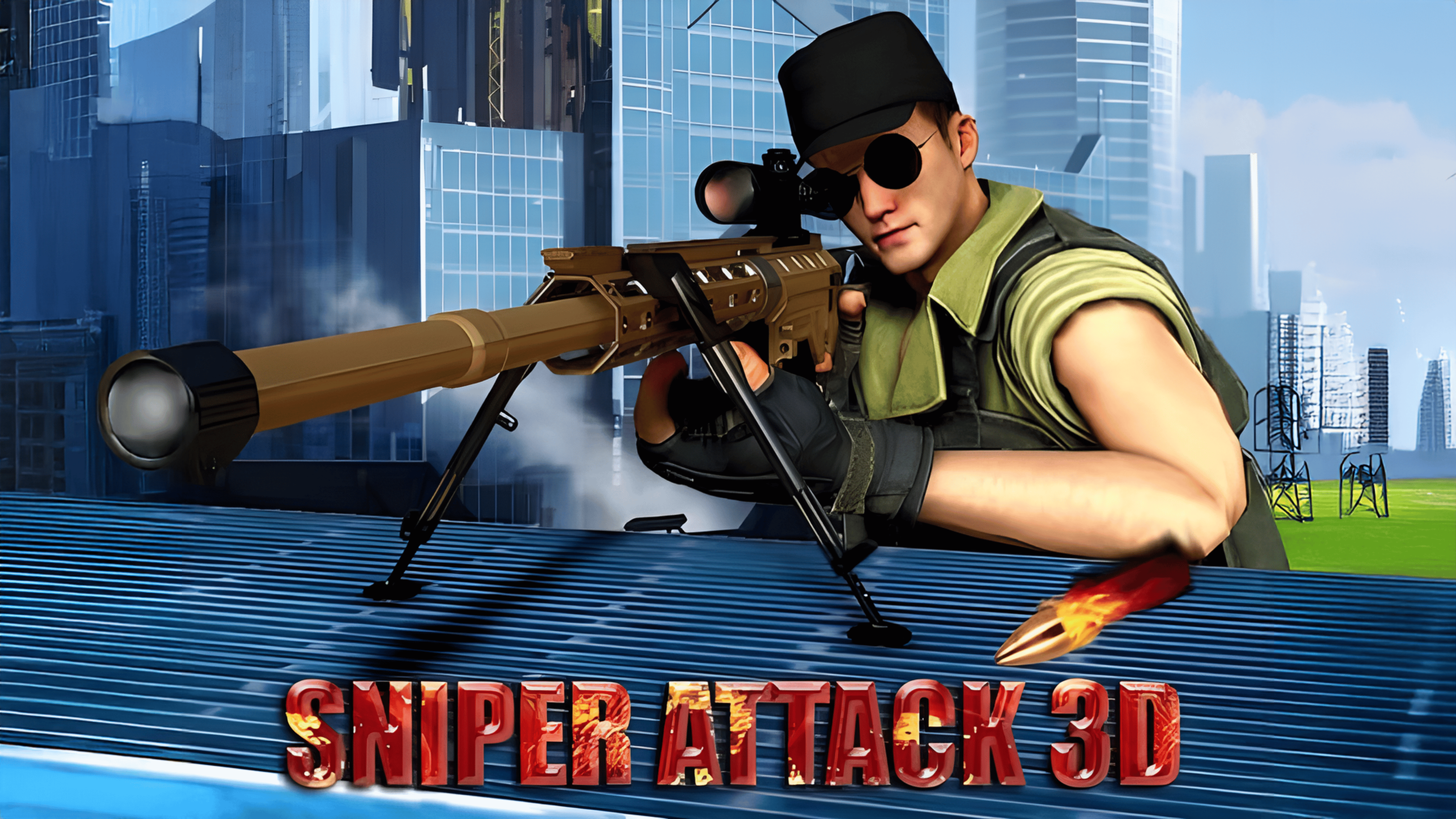 Sniper 3D Gun Shooter Logo