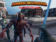 Zombie Destroyer: Facility escape Logo