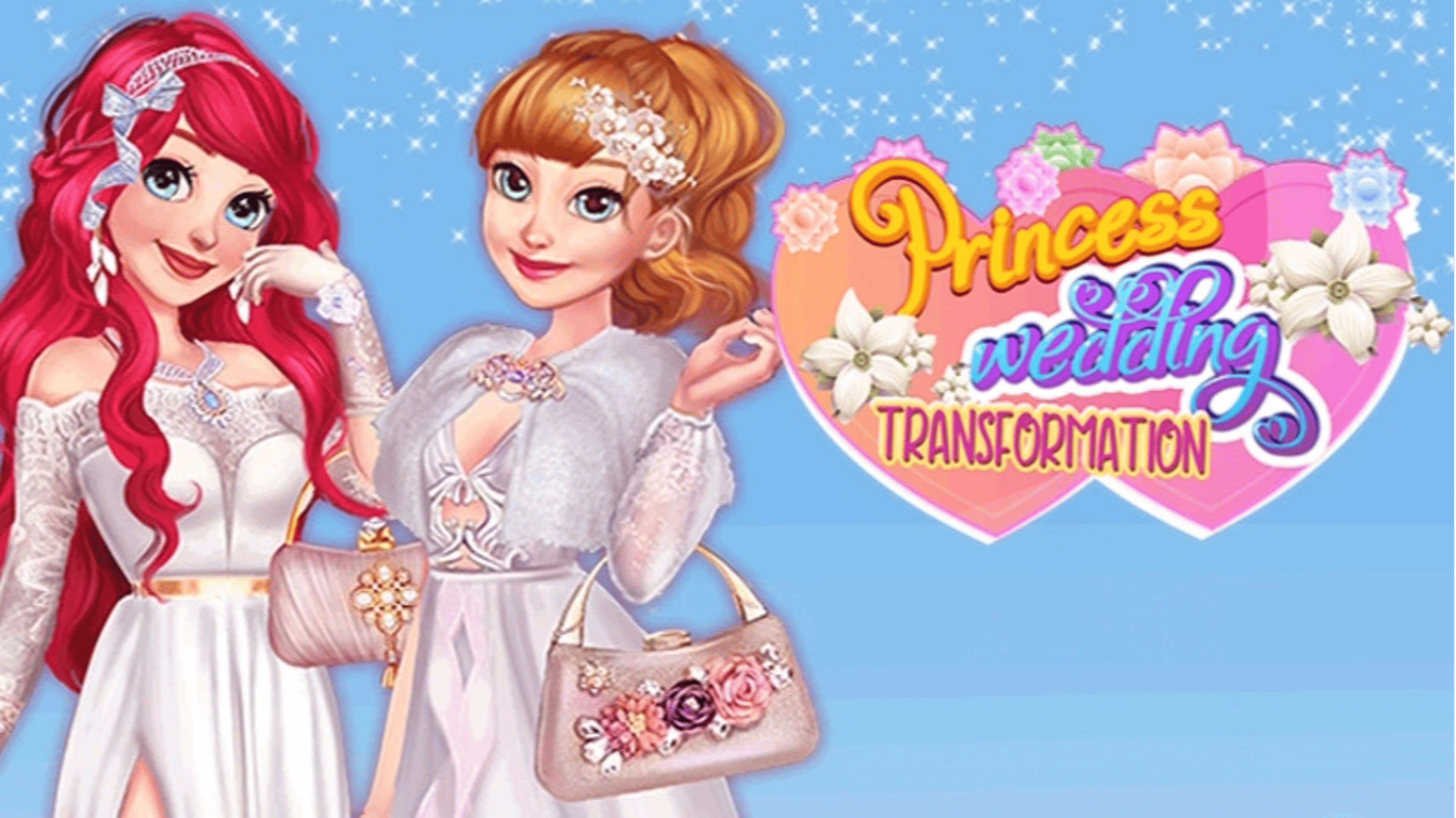 Princess Wedding Transformation Logo