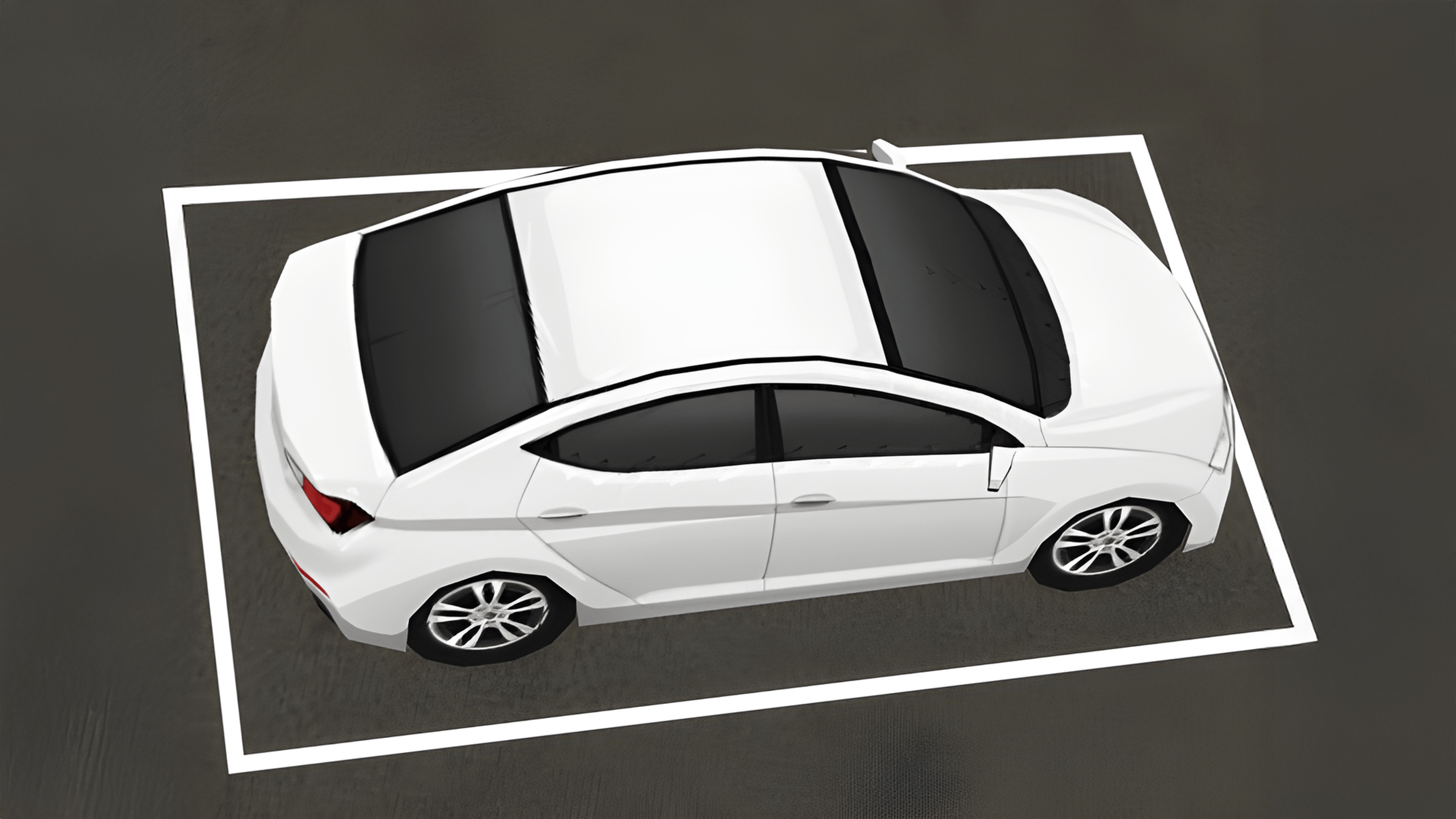 Realistic Parking Logo