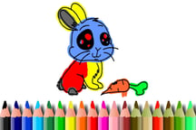 BTS Rabbit Coloring Book Logo