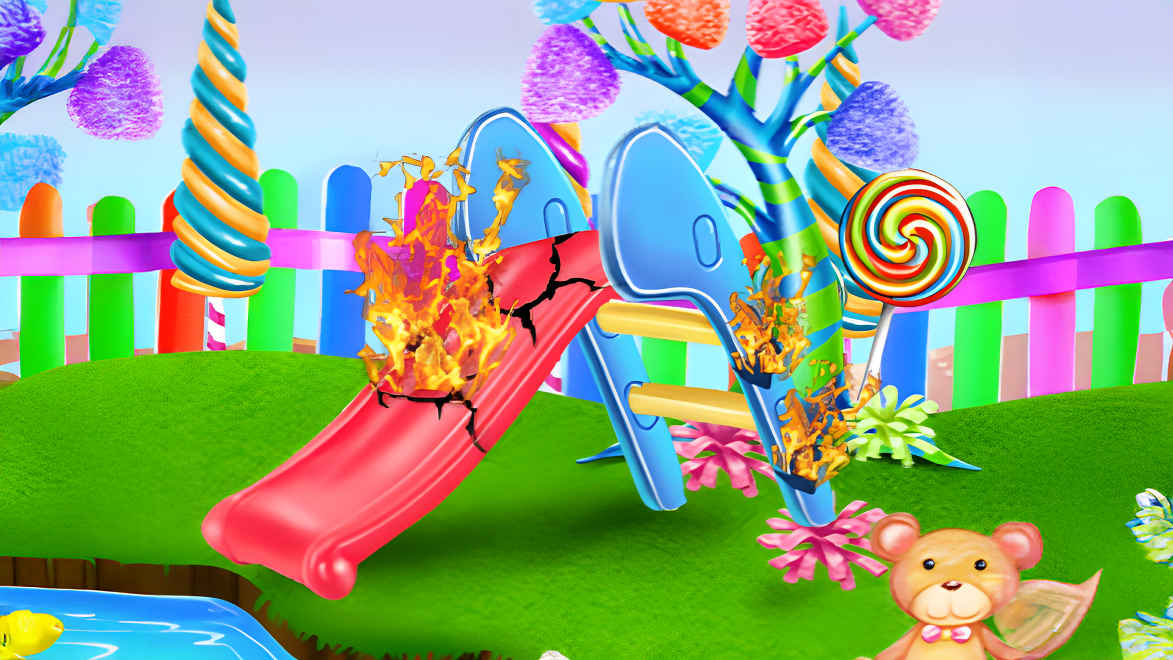 Candy Garden Cleaning Logo