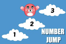 Number Jump Kids Educational Game Logo
