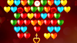 Bubble Shooter Valentines Logo