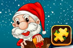 Santa Claus Puzzle Time Logo