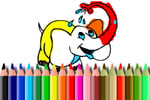BTS Elephant Coloring Logo