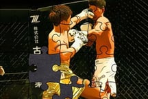 MMA Fighters Jigsaw Logo