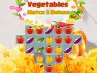Vegetables Match 3 Deluxe Logo