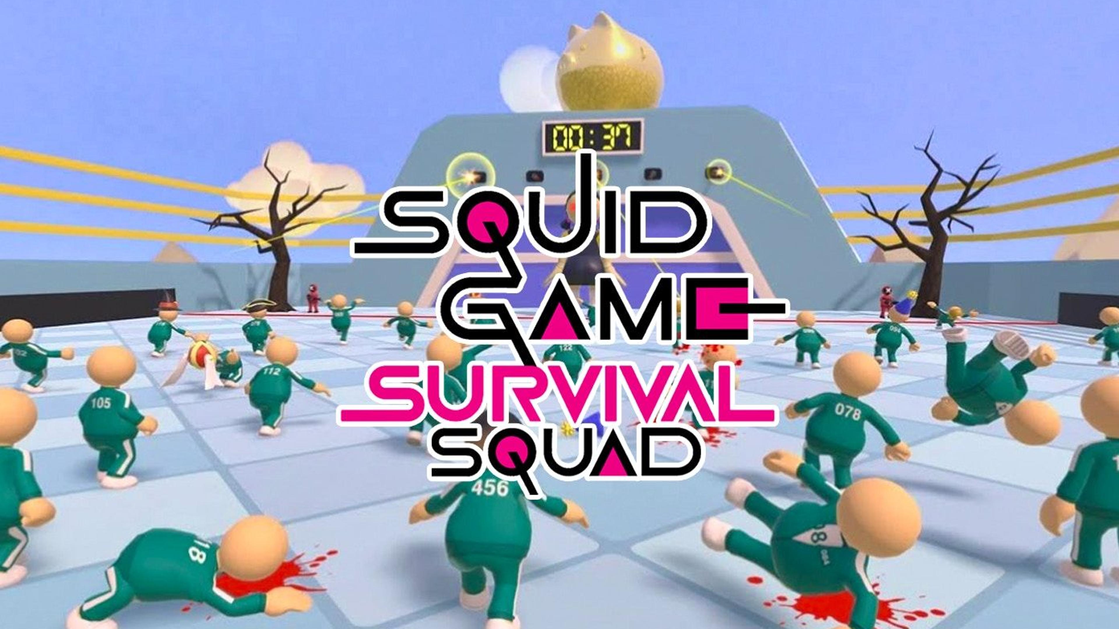 Squid Game 3D Survival Squad Logo