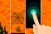 Halloween Magic Tiles Logo
