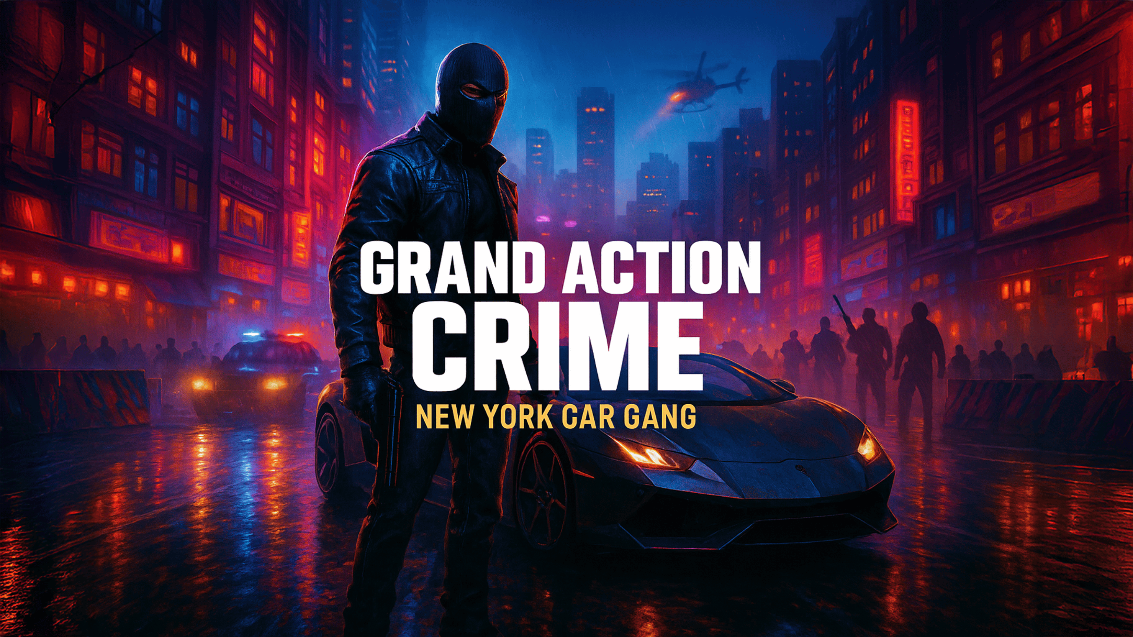 Grand Action Crime: New York Car Gang Logo