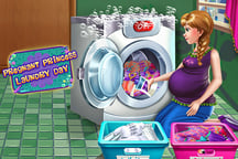 Pregnant Princess Laundry Day Logo