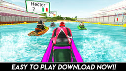 Jet Ski Boat Champion Ship Race : Xtreme Boat Racing Logo