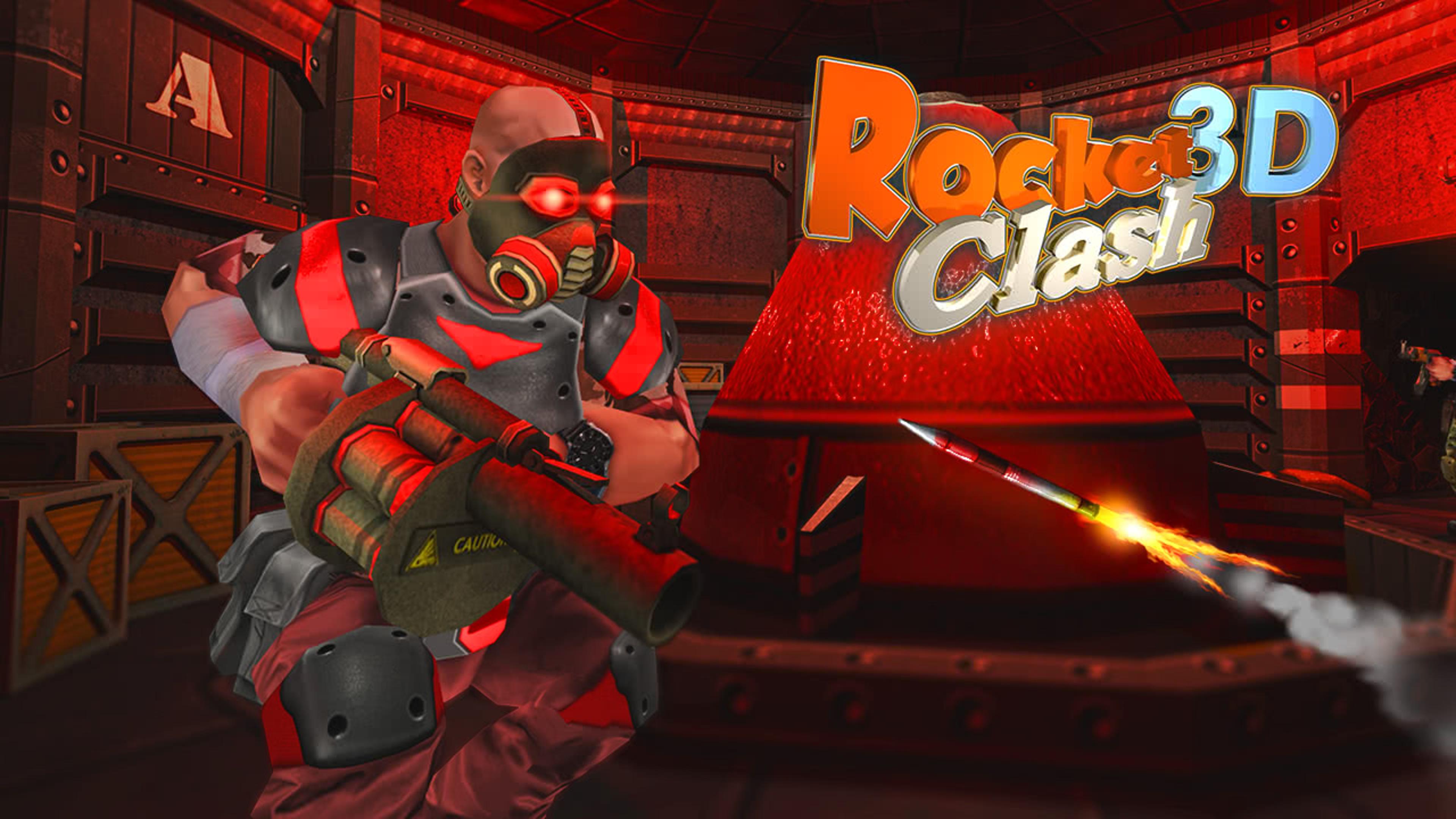 Rocket Clash 3D Logo