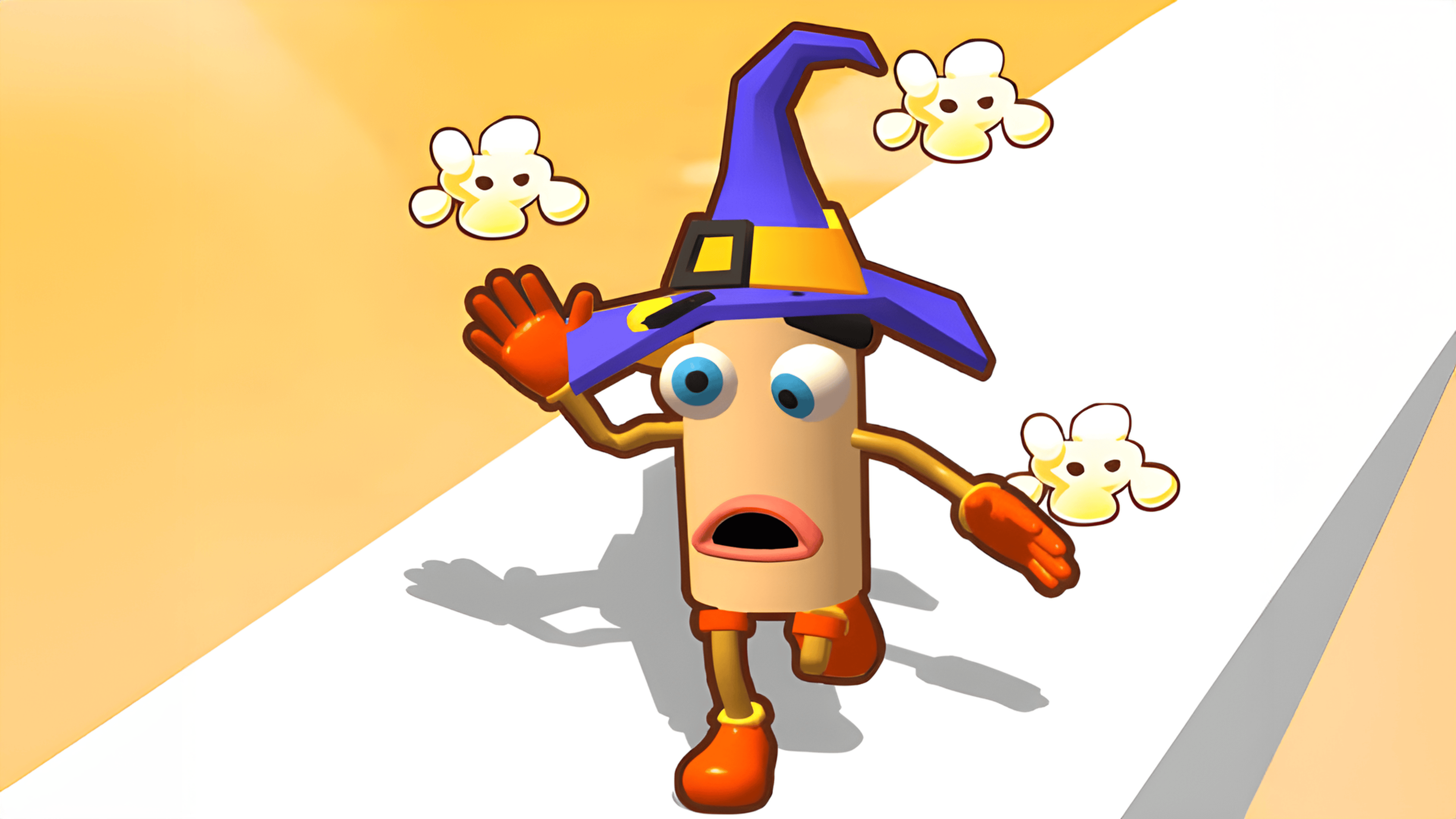 Popcorn Race 3D Logo