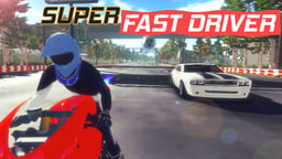 Super Fast Driver Logo