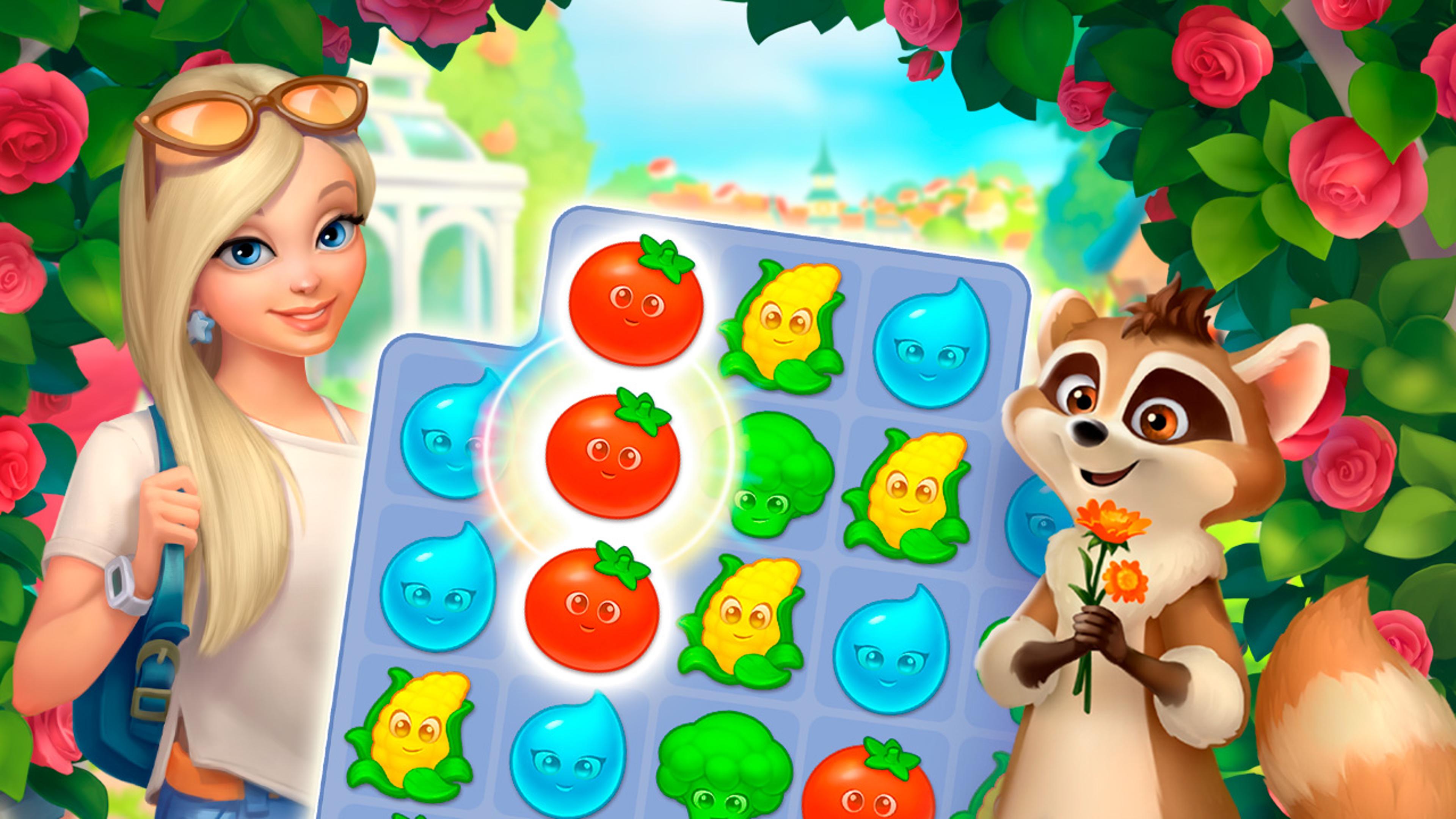 VegaMix Match-3 Village Logo