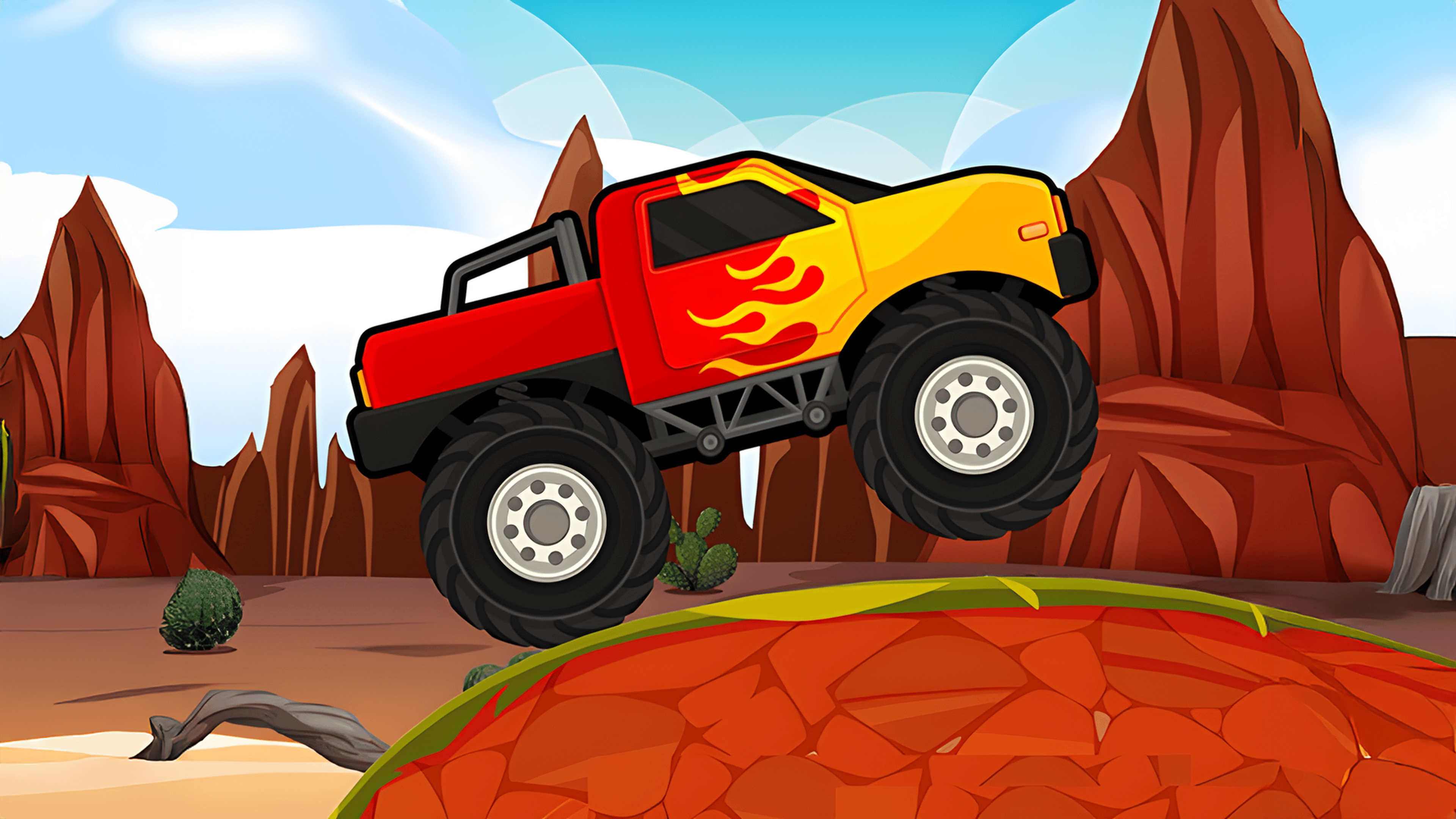 Monster Truck Racing Logo