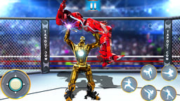 Robot Ring Fighting Wrestling Games Logo