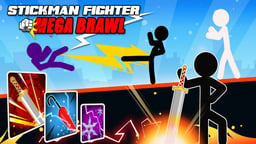 Stickman Fighter : Mega Brawl Logo