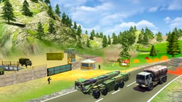 Us Army Missile Attack Army Truck Driving Games Logo