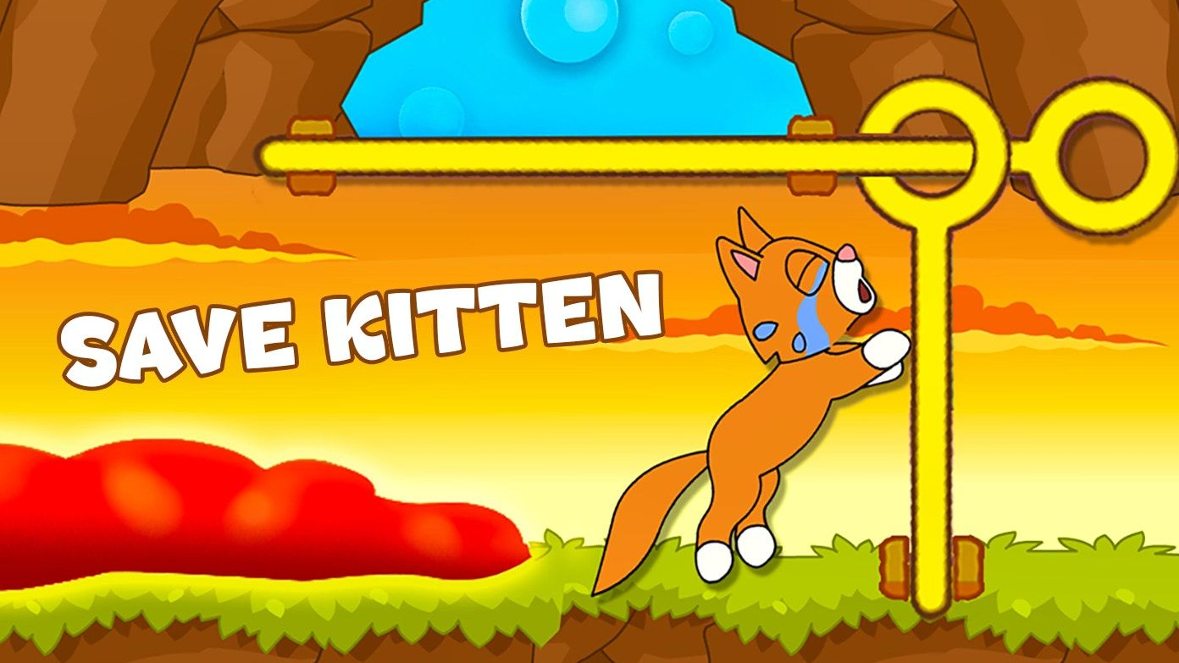 Save kitten Logo