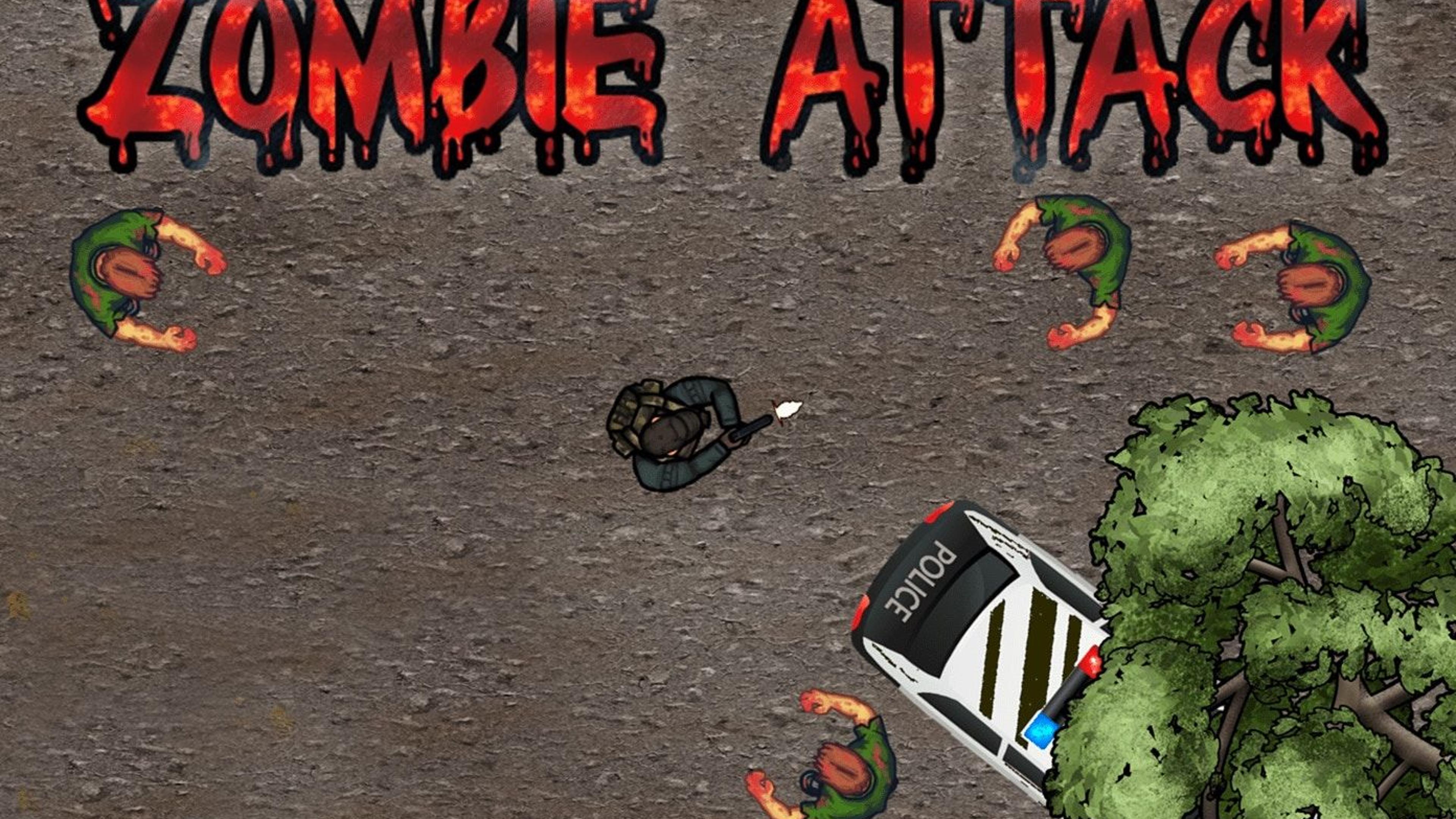 Attack Zombie Logo