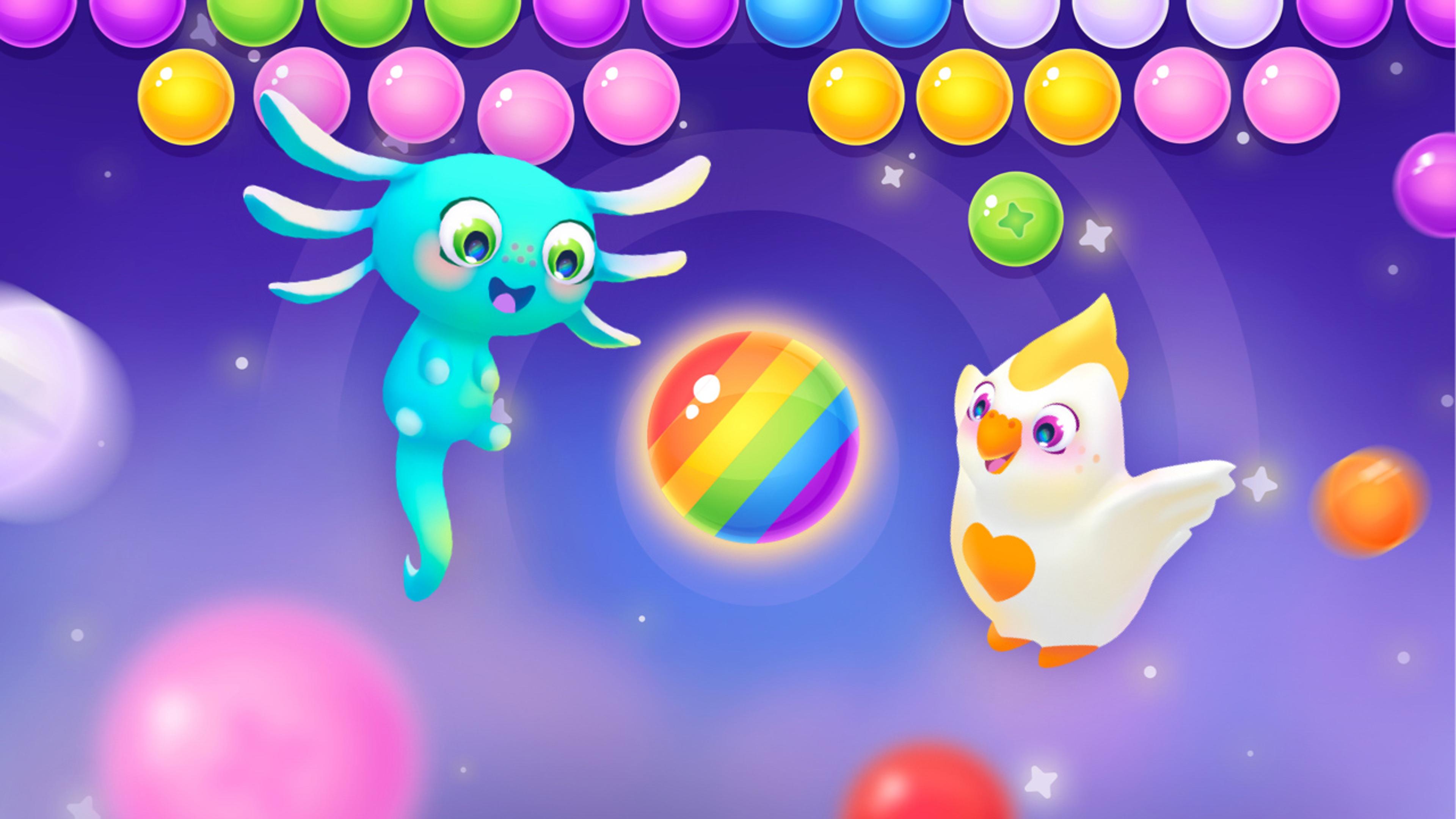 Bubble Shooter Pop it Now! Logo